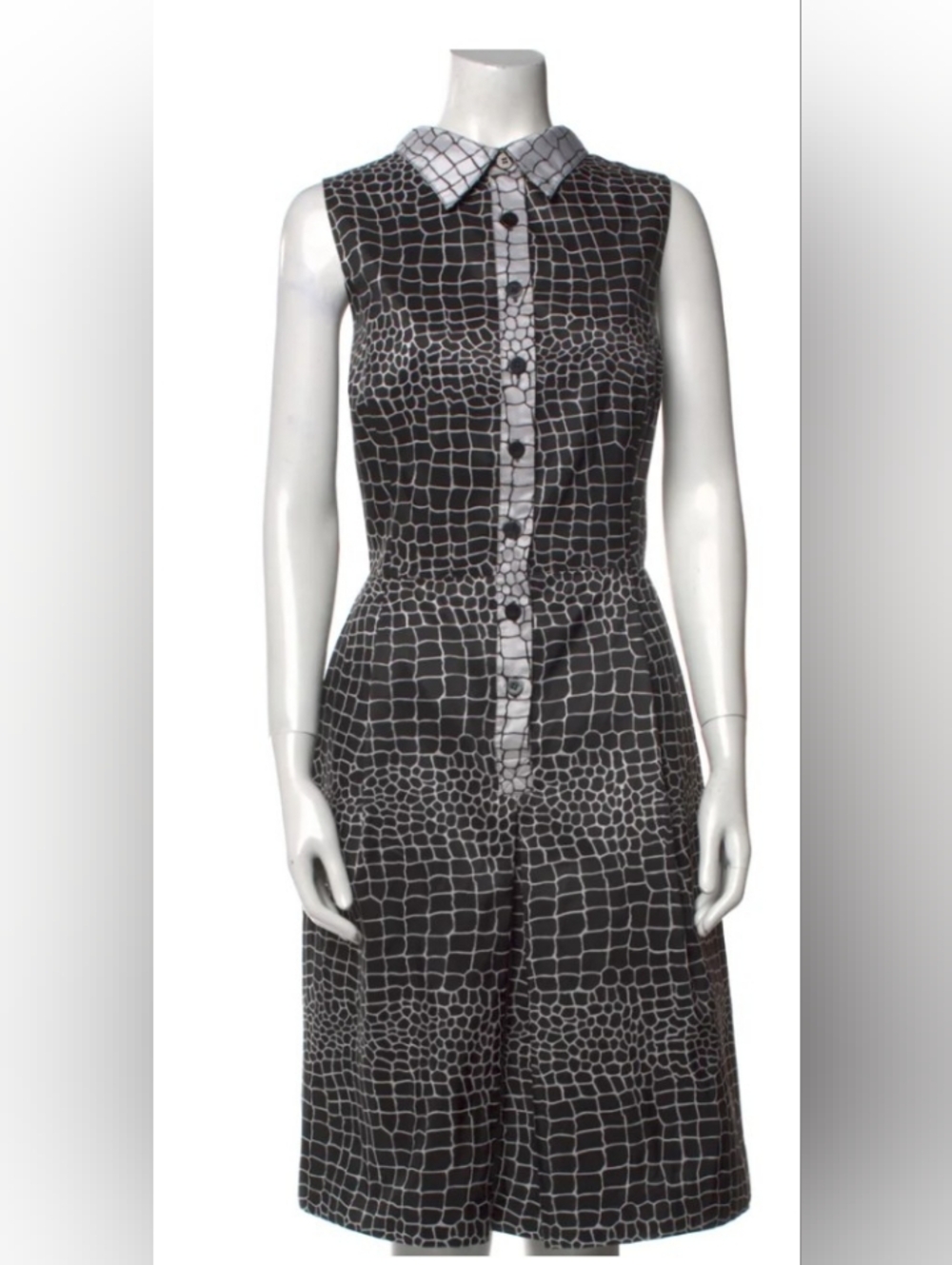 $599 Teri Jon by Rickie FreemanAnimal Print Midi Length Dress Xl 18